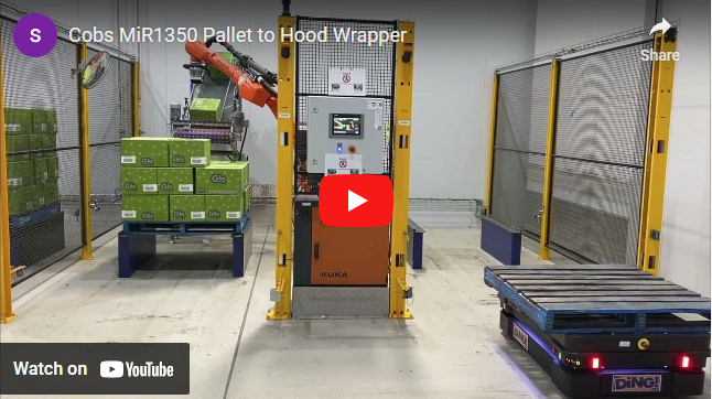 MiR1350 Pallet Movements at Cobs Popcorn (VIC)